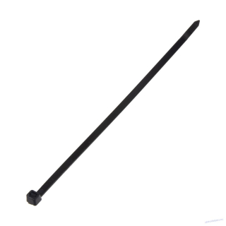 Vázací pásek černý 4,8 x 200 mm, 100 ks