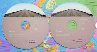  AUDI MMI Navigation 2G DVD Evropa (2xDVD) KOMPLETNÍ FINÁLNÍ SADA