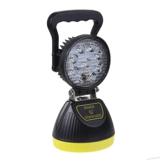 KU LED světlo s magnetem, 9x3W, powerbanka