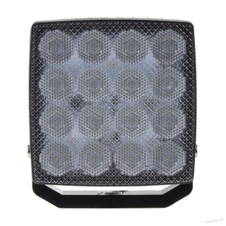 LED světlo čtvercové, 16x3W, 110x110mm, ECE R10