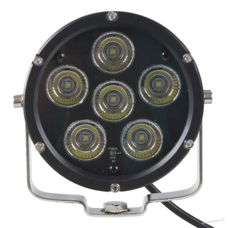 x LED světlo kulaté, 6x10W, ø125mm, R112