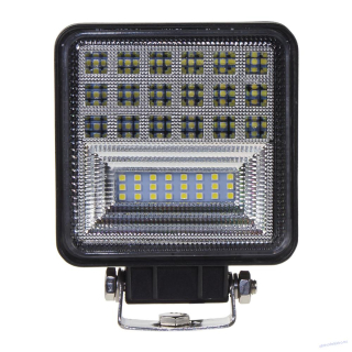 LED světlo čtvercové, 42x1W, 126x110mm, ECE R10
