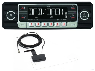 DIETZ RETRO autorádio USB BT SD DAB anténa