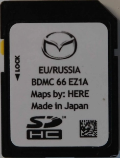 Aktualizace map Europe SD pro vozy Mazda 3 CX30