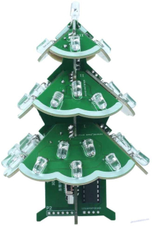 Vánoční stromeček LED RGB,DO, STAVEBNICE 