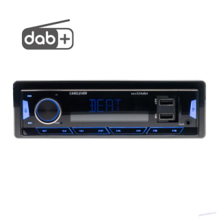 1DIN 12/24V DAB+/FM autorádio Bluetooth/USB/SD/AUX, odnímatelný panel
