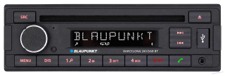 Blaupunkt Barcelona 200 DAB BT - autorádio s CD/MP3 přehrávačem, DAB, Bluetooth, USB a AUX-IN
