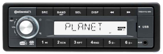 Continental TRD311U-WH - Autorádio s MP3 přehrávačem a DAB / USB / AUX-IN