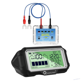 Monitoring baterie CARCLEVER s displejem 12V