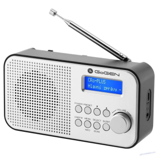 Radiopřijímač s DAB+ GoGEN DAB 300 N stříbrný