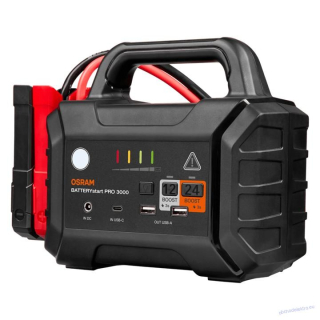 OSRAM Startovací zdroj (JumpStarter) 36400mAh / 134 Wh / 500A / 2500A, 12 / 24V