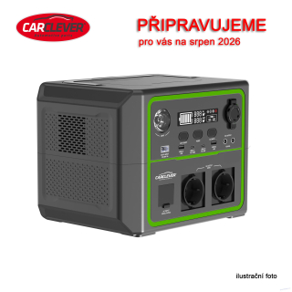 Nabíjecí stanice CARCLEVER - powerbanka, 336 Wh, AC-600W