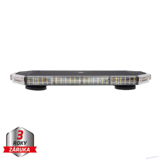LED rampa 440mm, oranžovo bílá, magnet 10-30V, ECE R65